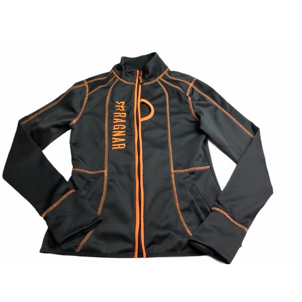 RAGNAR Relay Full Zip Jacket Brown Orange Womens S